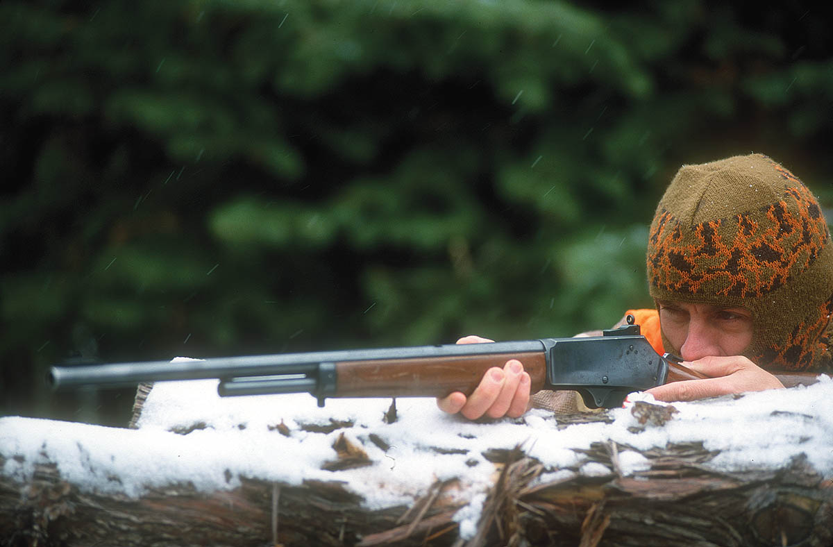For years, Jack has favored big levergun cartridges, along with open sights, when elk hunting.